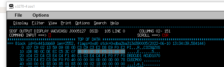 STCK_in_CDC_LogStream